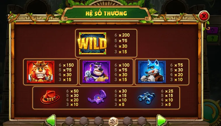 Săn Tìm Kho Báu Triệu Đô Với Nổ Hũ Cổ Vật Rừng Xanh Tại Gem88
