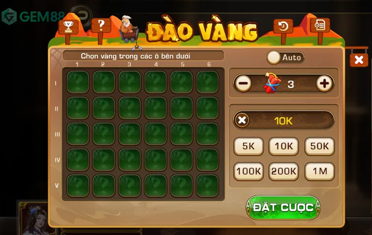 Trở Thành Phú Hộ Cùng Game Nhanh Đào Vàng Tại Gem88 Trực Tuyến