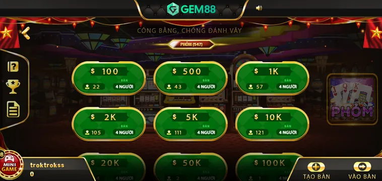 Khám Phá Nghệ Thuật Đánh Phỏm Tại Gem88 Để Ăn Tiền Cực Đã