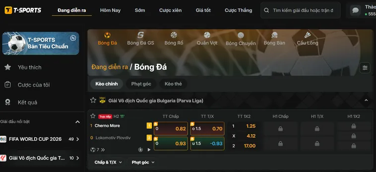 Trải Nghiệm Cá Cược Đỉnh Cao Cùng Thể Thao T Sports Tại Gem88